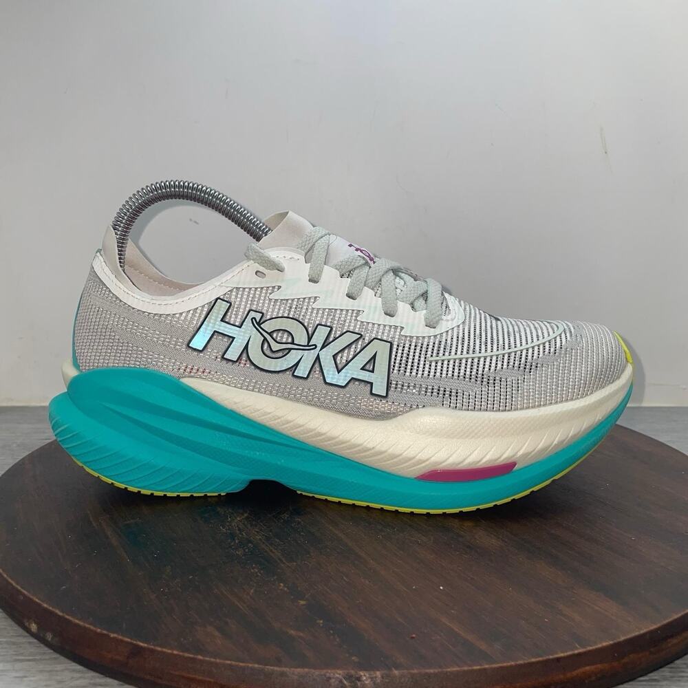 Hoka One One Mach X 2 Shoes Womens Size 8 Running Carbon Racing Athletic Sneaker